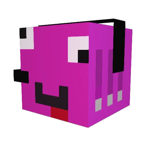 karla100 Minecraft avatar head, 3D render