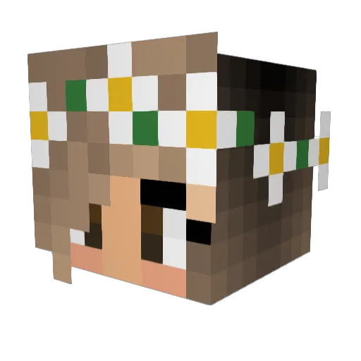 karlaalonso14 Minecraft avatar head, 3D render