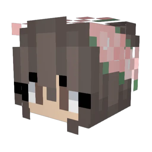 karlai Minecraft avatar head, 3D render