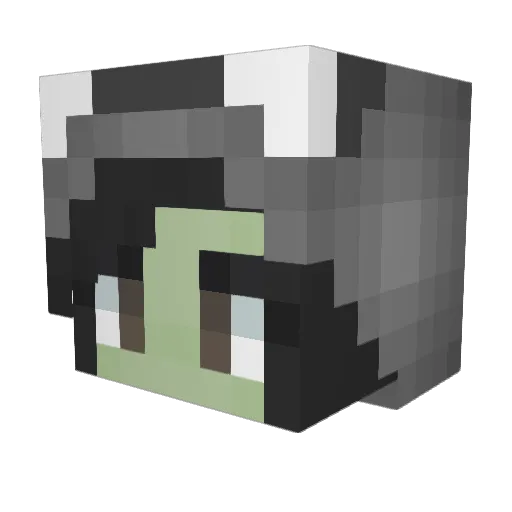karlapew Minecraft avatar head, 3D render