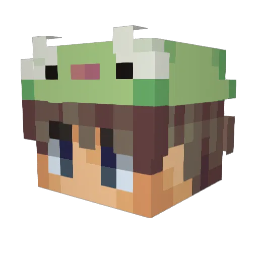 karldahl12 Minecraft avatar head, 3D render
