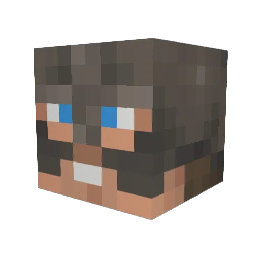 karliks123 Minecraft avatar head, 3D render