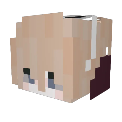 karlivanich Minecraft avatar head, 3D render