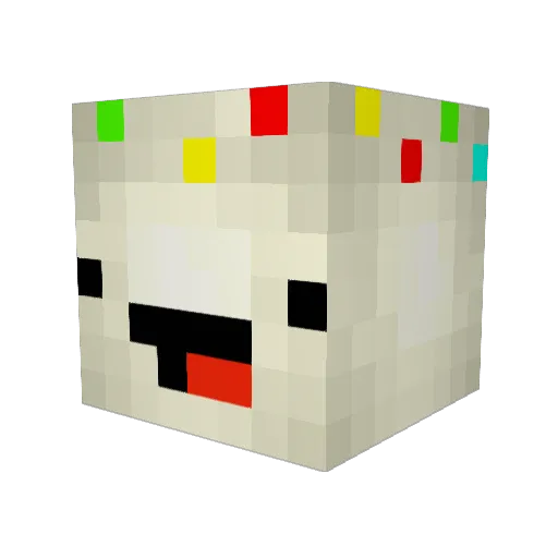 karlloos Minecraft avatar head, 3D render