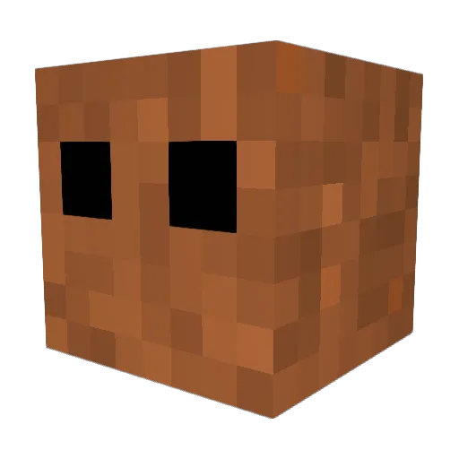 karlpm Minecraft avatar head, 3D render