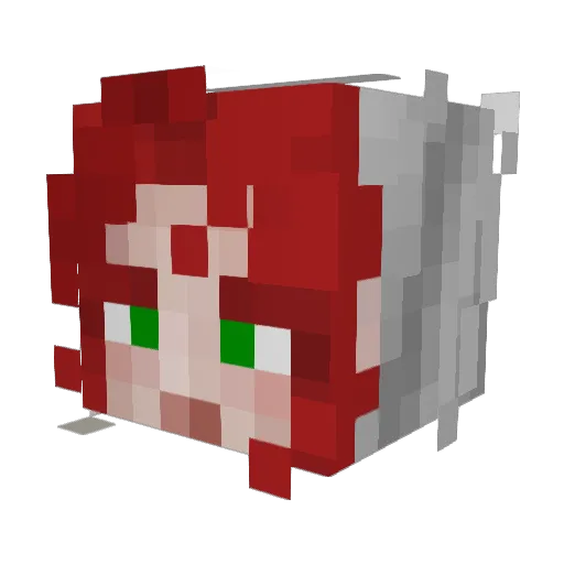 karls29 Minecraft avatar head, 3D render