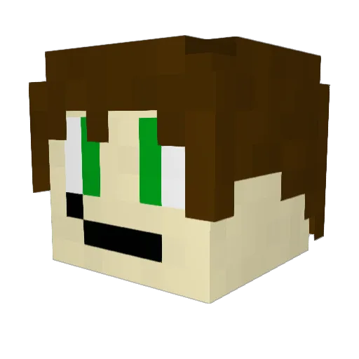 karlsson145 Minecraft avatar head, 3D render