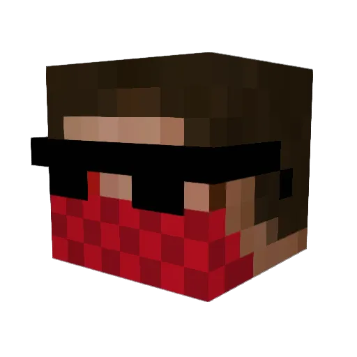 karlssonjoel Minecraft avatar head, 3D render