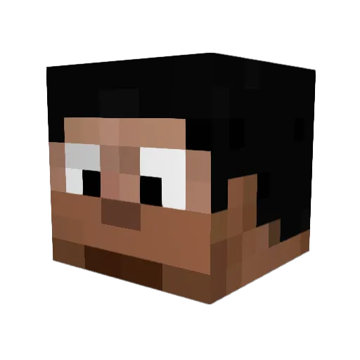 karltga Minecraft avatar head, 3D render