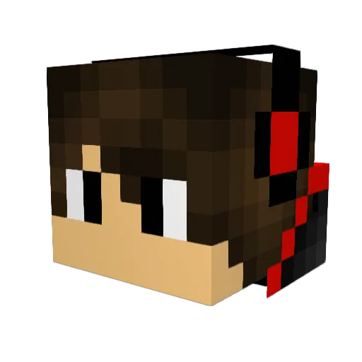 karlthemonkey Minecraft avatar head, 3D render