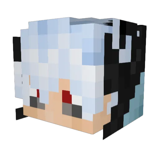 karmabeds Minecraft avatar head, 3D render