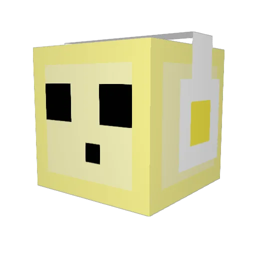 karmelland Minecraft avatar head, 3D render