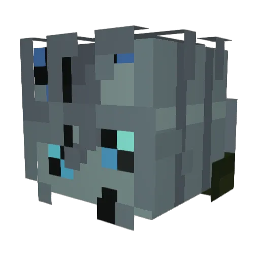 karmic0 Minecraft avatar head, 3D render