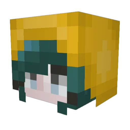 karnate37 Minecraft avatar head, 3D render