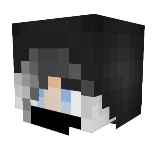karo19 Minecraft avatar head, 3D render