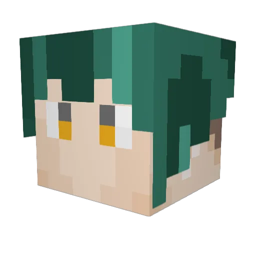 karo54 Minecraft avatar head, 3D render