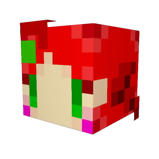 karo86 Minecraft avatar head, 3D render