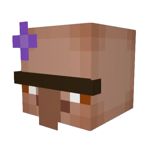 karolekolek Minecraft avatar head, 3D render