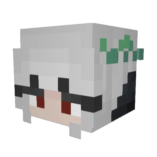 karolix00 Minecraft avatar head, 3D render