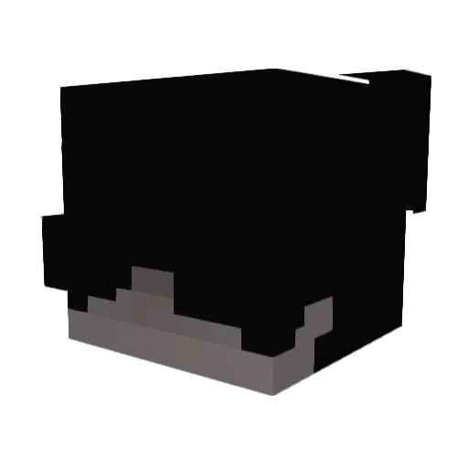 karonje Minecraft avatar head, 3D render