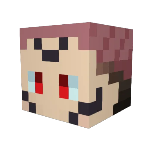 karoshi666 Minecraft avatar head, 3D render