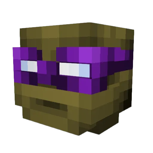 karowk Minecraft avatar head, 3D render