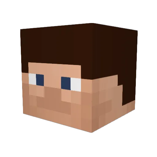 karpeeh Minecraft avatar head, 3D render