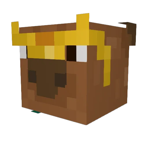 karprincho Minecraft avatar head, 3D render