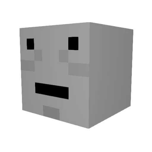 karpy3 Minecraft avatar head, 3D render