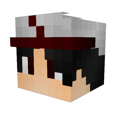 karro12 Minecraft avatar head, 3D render