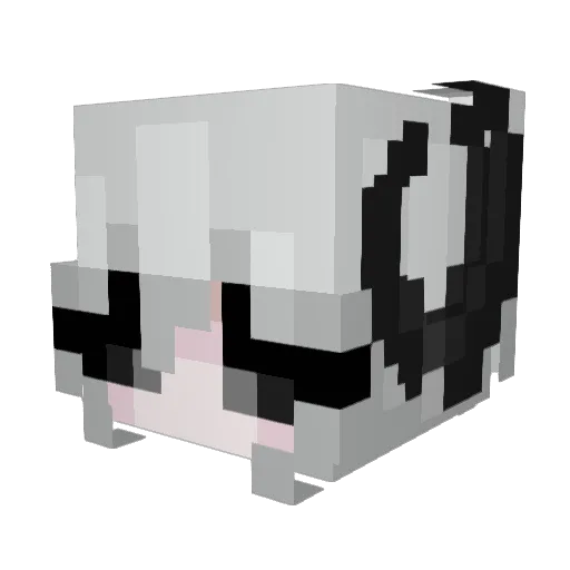 karrymekinza Minecraft avatar head, 3D render