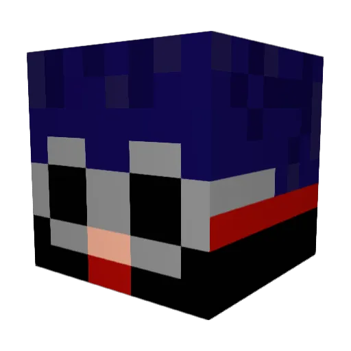karsooo Minecraft avatar head, 3D render