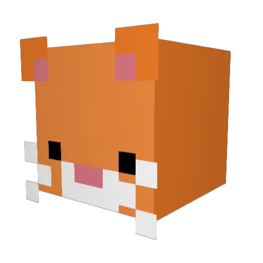kartcs Minecraft avatar head, 3D render