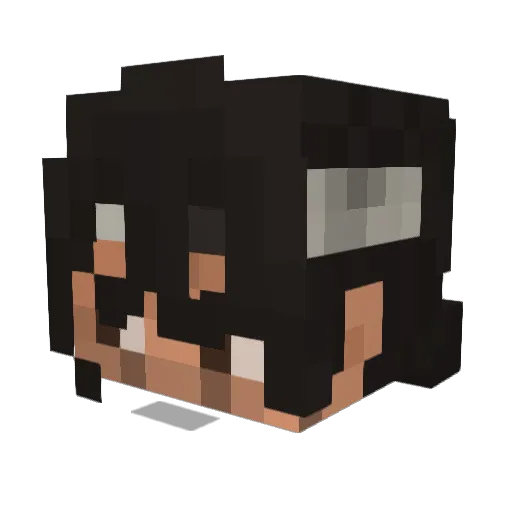 karto_felek Minecraft avatar head, 3D render