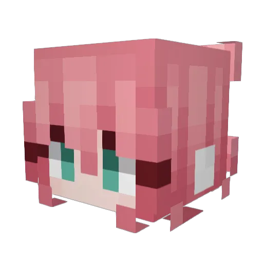 karu_EP Minecraft avatar head, 3D render