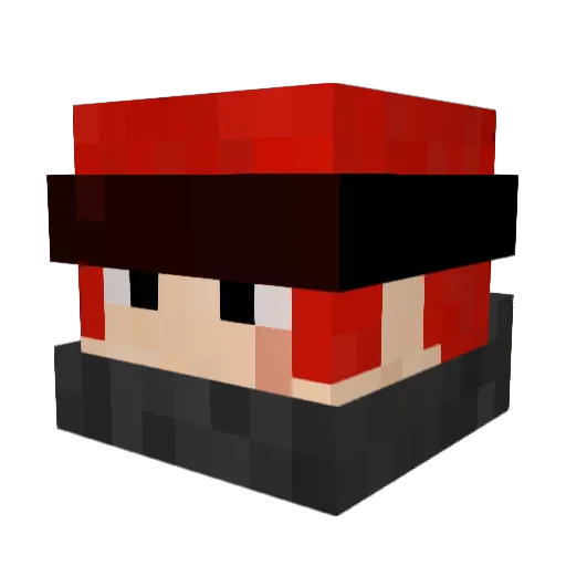 karuking925 Minecraft avatar head, 3D render