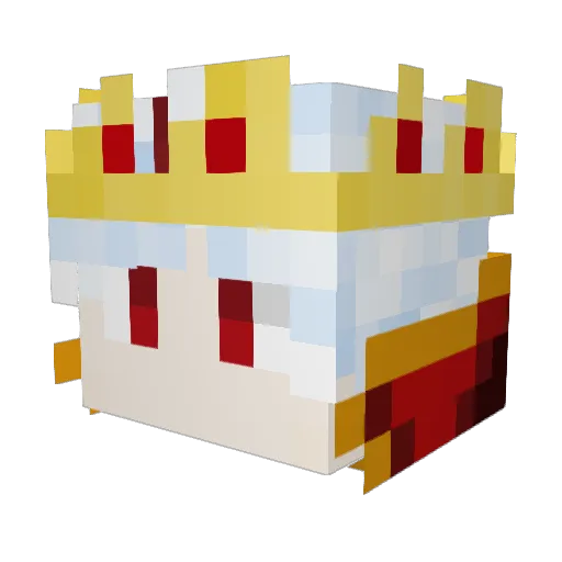 karuma_off Minecraft avatar head, 3D render