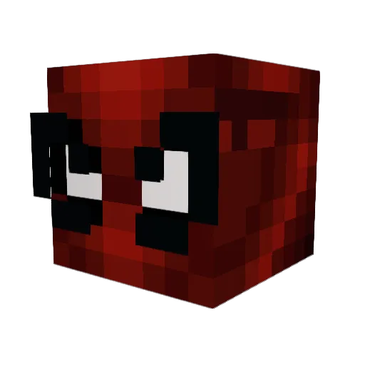 karunwashere Minecraft avatar head, 3D render