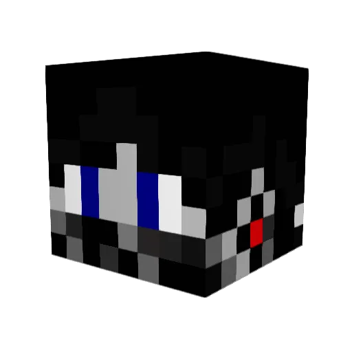 karusizum Minecraft avatar head, 3D render