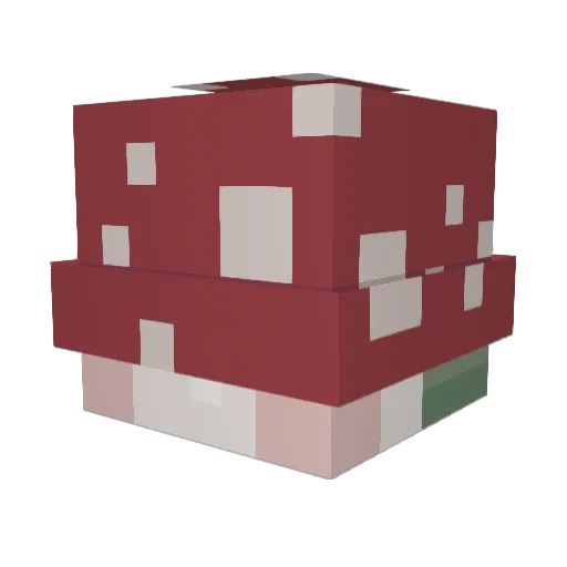 karuto1111 Minecraft avatar head, 3D render