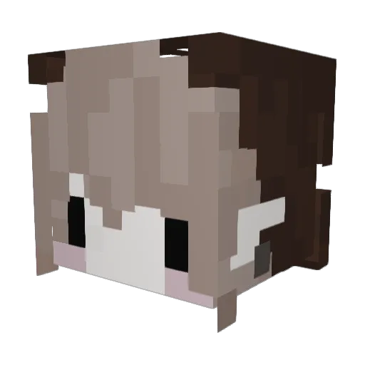 karxynx Minecraft avatar head, 3D render
