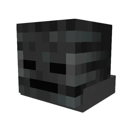 kasajuda Minecraft avatar head, 3D render