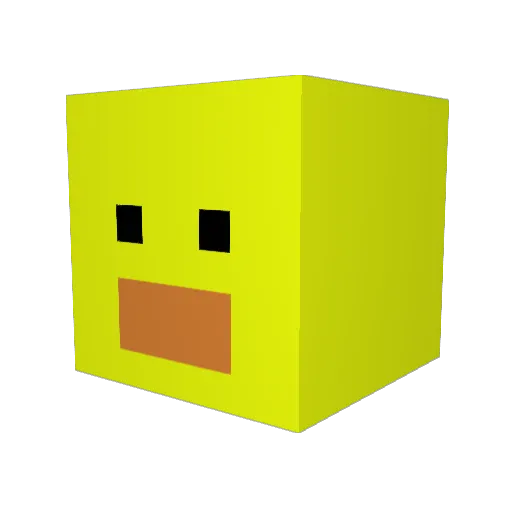 kasavtuber Minecraft avatar head, 3D render