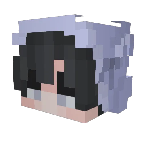 kasduiq Minecraft avatar head, 3D render