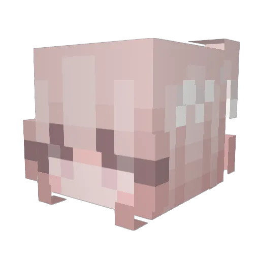 kaseill Minecraft avatar head, 3D render
