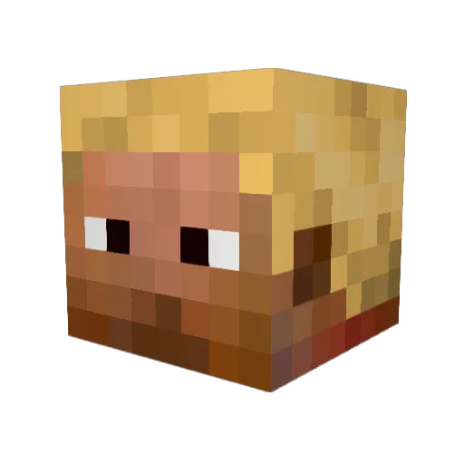 kasela15 Minecraft avatar head, 3D render