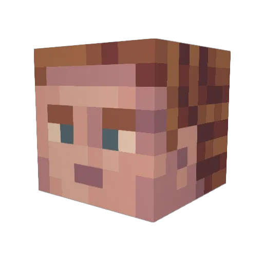 kaseman7869 Minecraft avatar head, 3D render