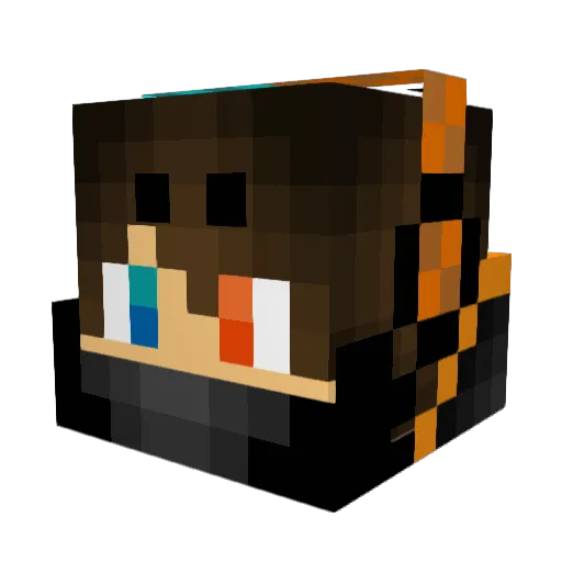 kashai77 Minecraft avatar head, 3D render