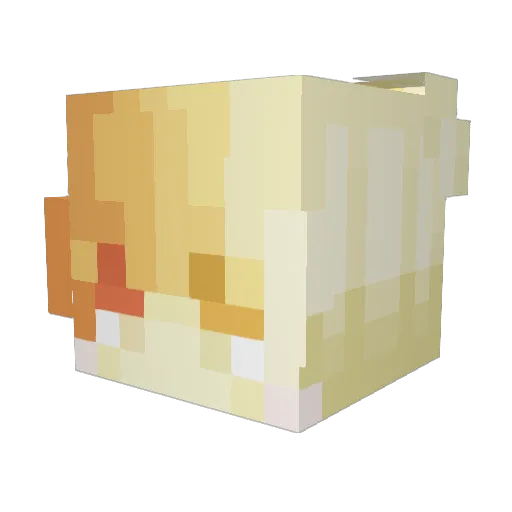 kashgoat Minecraft avatar head, 3D render