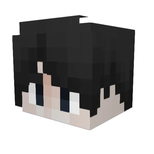 kashvar Minecraft avatar head, 3D render